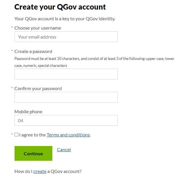 Mis webmail Qgov account