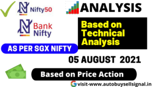 Read more about the article Nifty and Banknifty prediction for Today 05 August 2021 (Thrusday)
